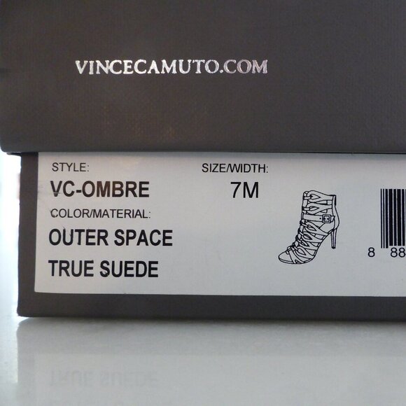 Dark Purple Suede  Vince Camuto Gladiator Sandals, Heels, 7-7.5, 4" Heel - Picture 8 of 12